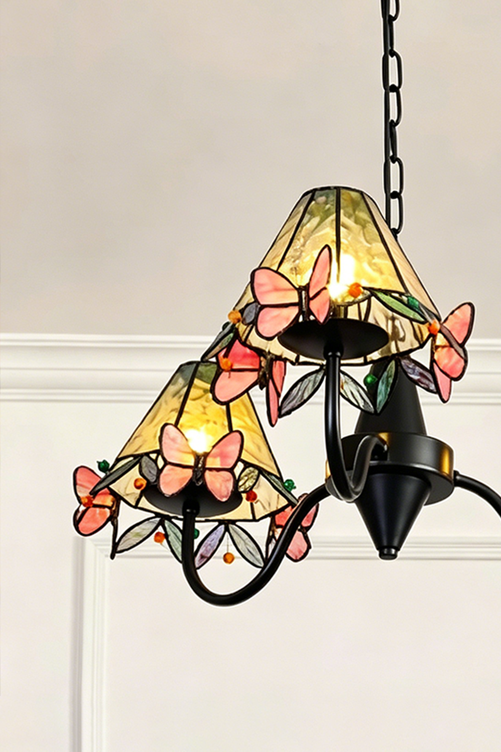 Seraphina Stained Glass Chandelier