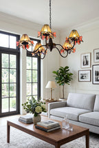 Seraphina Stained Glass Chandelier