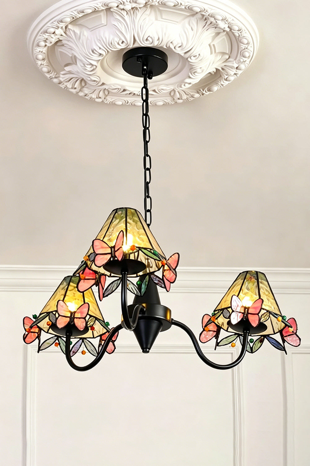 Seraphina Stained Glass Chandelier