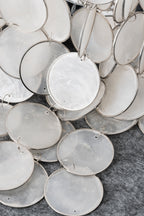 Shimmering Round Capiz Wall Lamp
