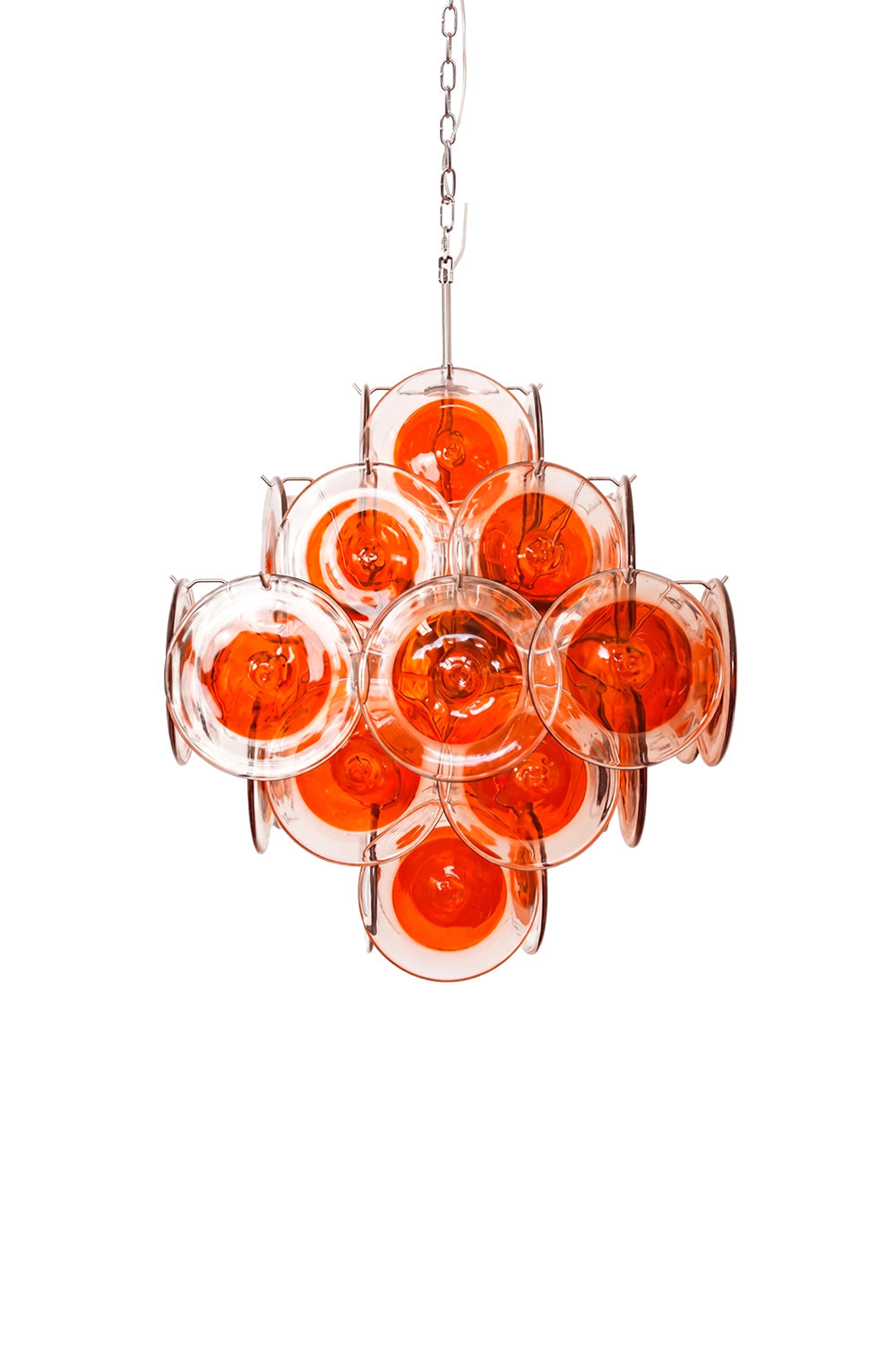 Solari Amber Glass Chandelier