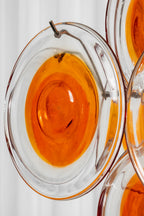 Solari Amber Glass Chandelier