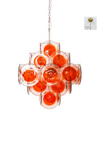 Solari Amber Glass Chandelier