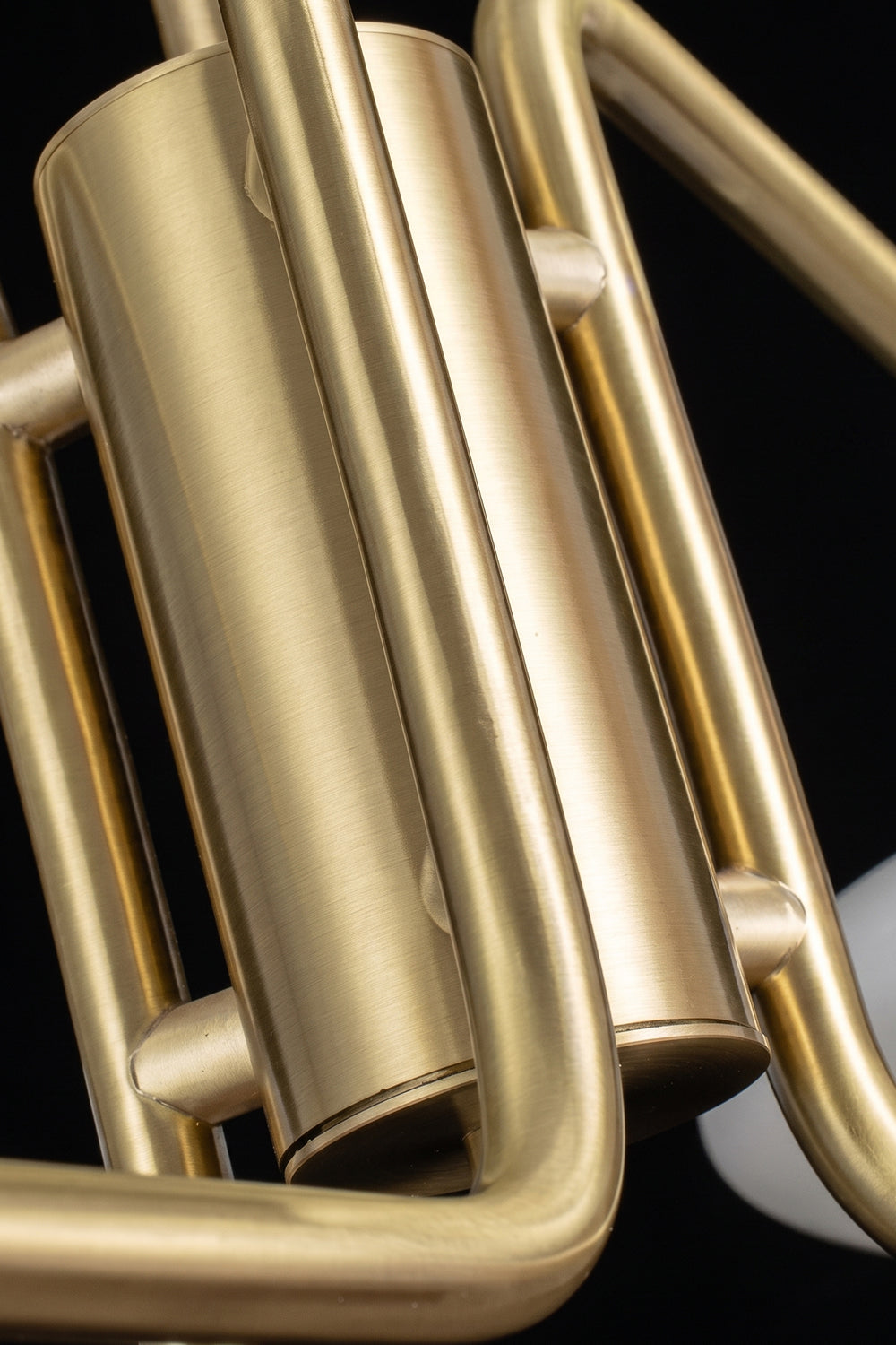 Solaris Alabaster Brass Chandelier