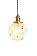 Speckled Bubble Glass Pendant Lamp