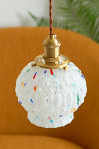 Speckled Bubble Glass Pendant Lamp