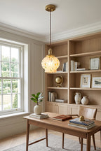 Speckled Bubble Glass Pendant Lamp