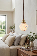 Speckled Bubble Glass Pendant Lamp