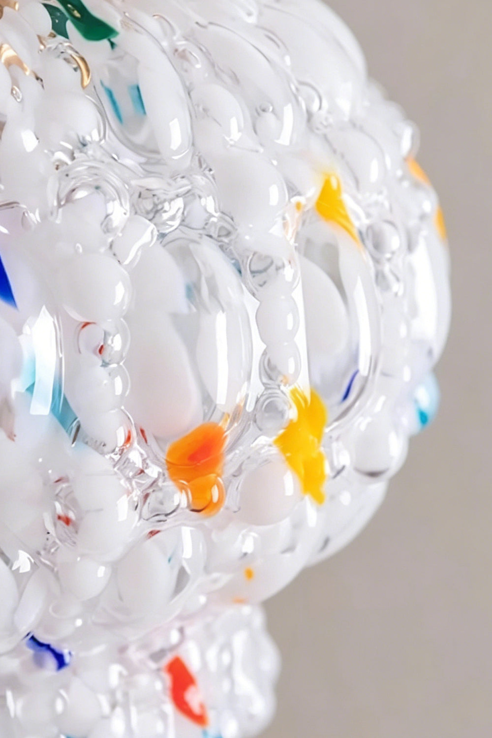 Speckled Bubble Glass Pendant Lamp