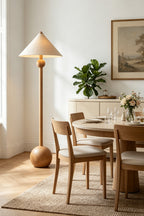 Sphaerica Lignum Wood Floor Lamp
