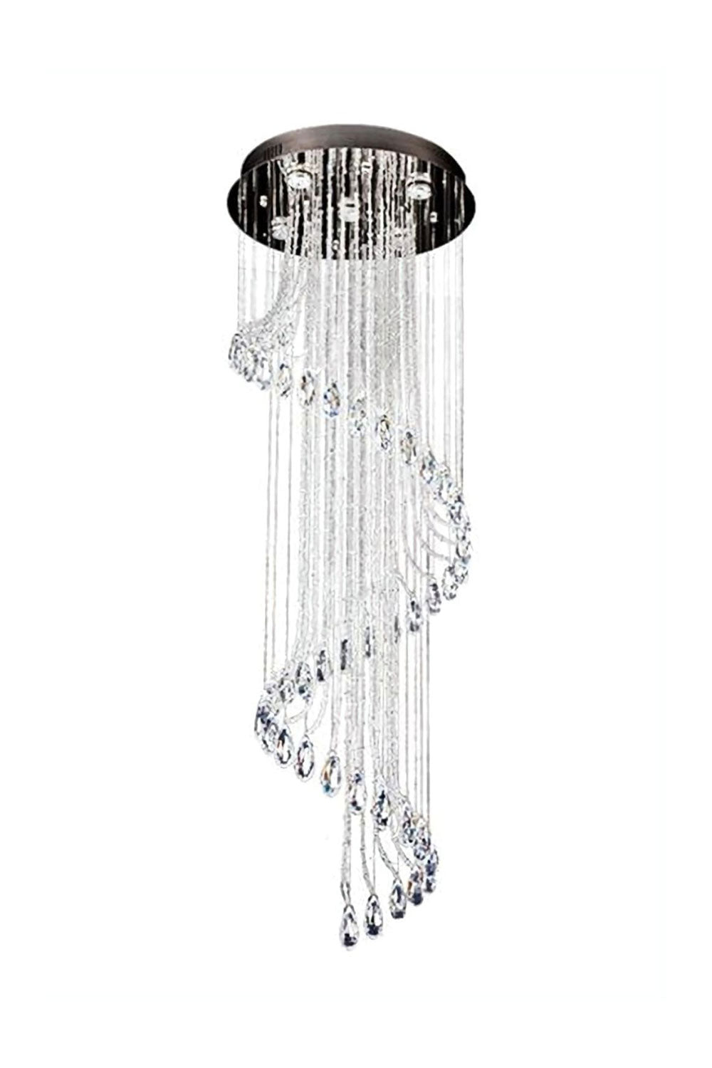 Spiral Crystal Chandelier
