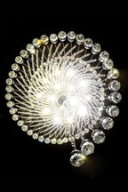 Spiral Crystal Chandelier