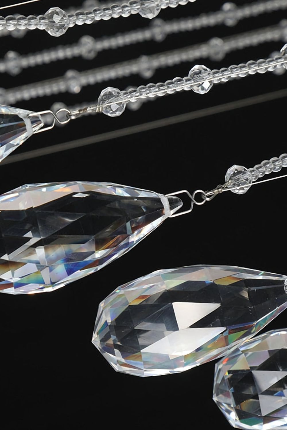 Spiral Crystal Chandelier