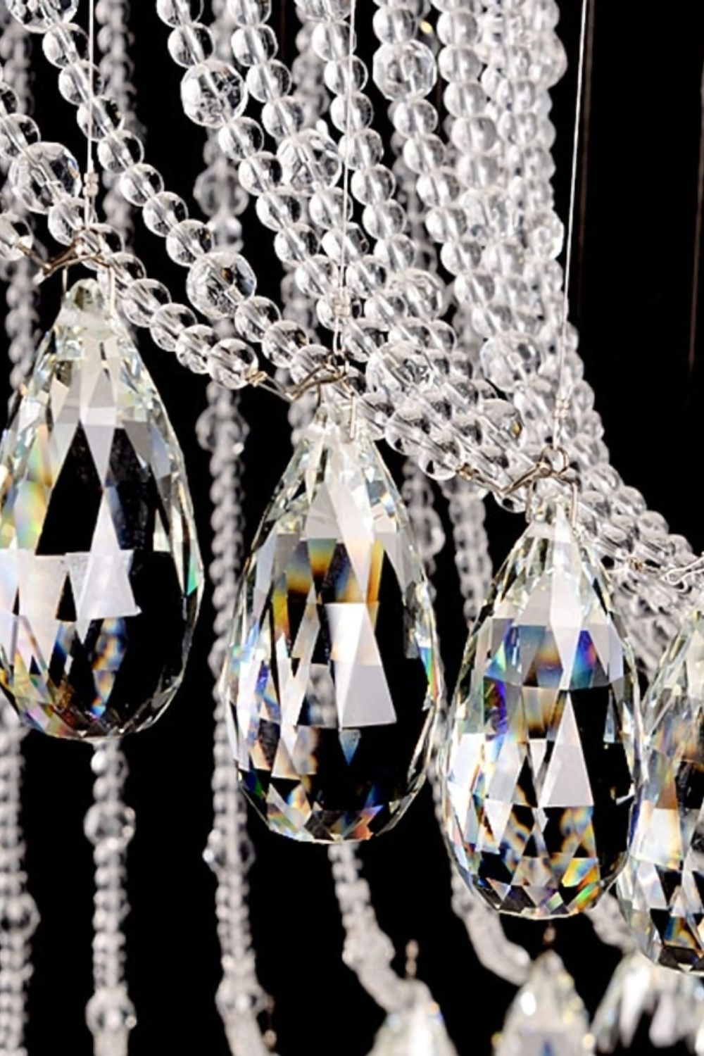 Spiral Crystal Chandelier