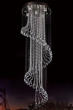 Spiral Crystal Chandelier
