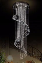 Spiral Crystal Chandelier