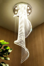 Spiral Crystal Chandelier