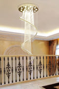 Spiral Crystal Chandelier
