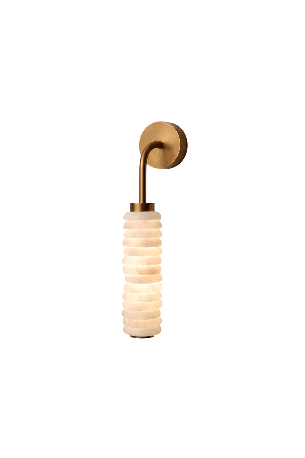 Stacked Strata Alabaster Wall Lamp