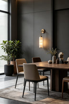 Stacked Strata Alabaster Wall Lamp
