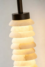 Stacked Strata Alabaster Wall Lamp