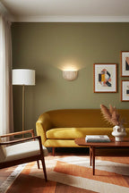 Stone Bowl Wall Light