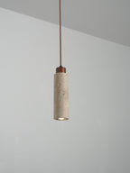 Stone Cylinder Pendant Light