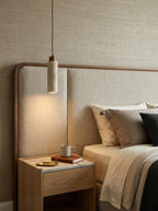 Stone Cylinder Pendant Light