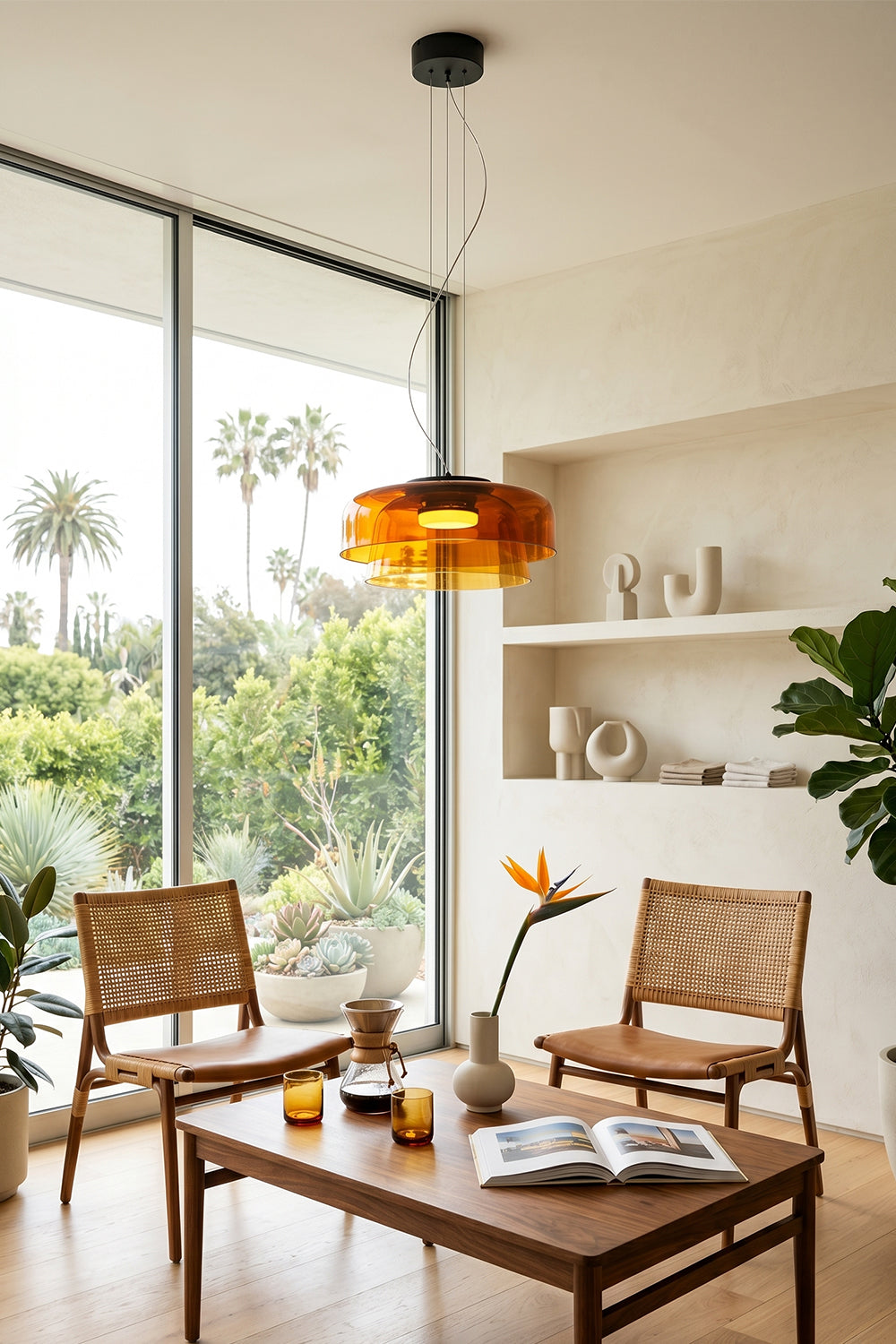 Stratum Layered Glass Pendant Light