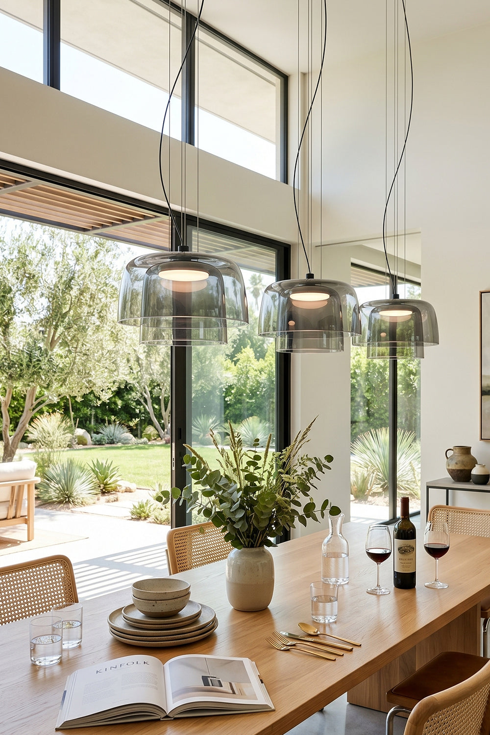 Stratum Layered Glass Pendant Light