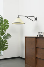 Swing Arm Cone Wall Sconce