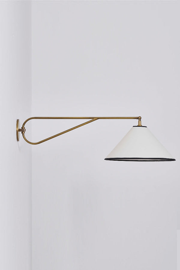 Swing Arm Cone Wall Sconce