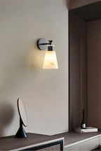 Tapered Alabaster Wall Sconce