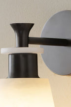 Tapered Alabaster Wall Sconce
