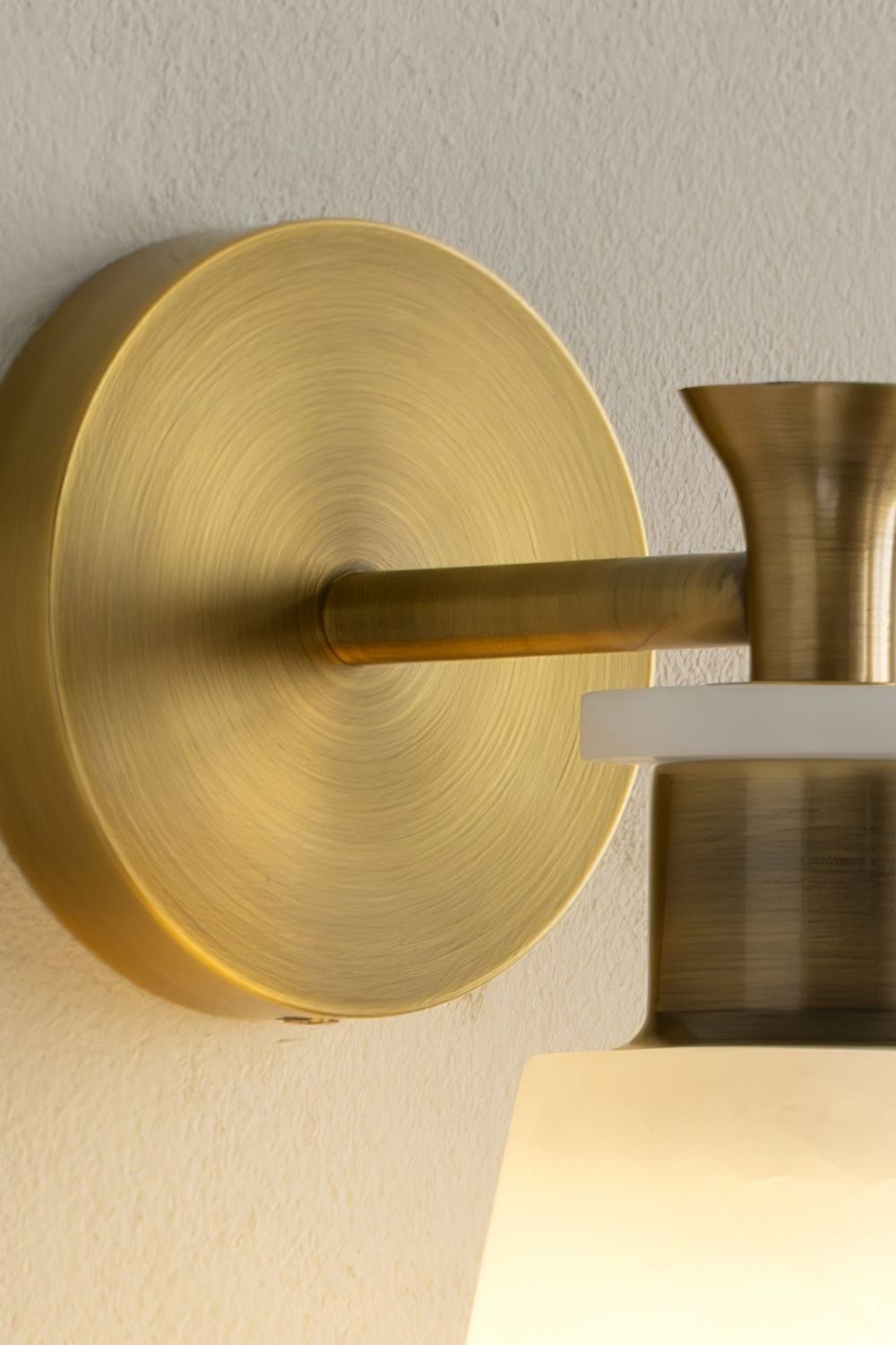 Tapered Alabaster Wall Sconce