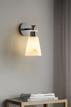 Tapered Alabaster Wall Sconce