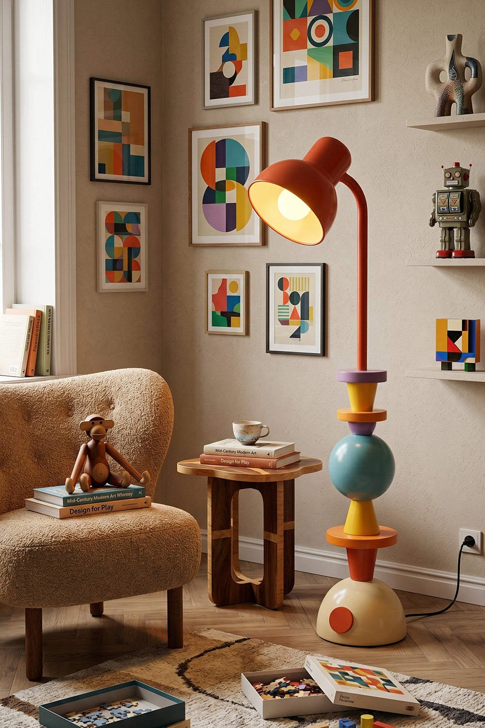 Tectonic Prism Metal Floor Lamp