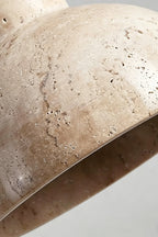 Tectonic Vein Travertine Pendant Light