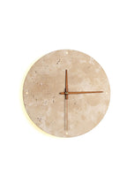 Temporal Epoch Travertine & Wood Wall Lamp