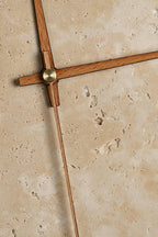 Temporal Epoch Travertine & Wood Wall Lamp