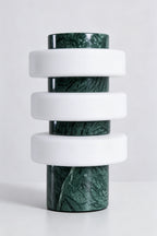 The Strata Stone Pillar Table Lamp
