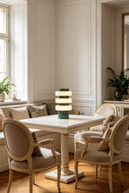The Strata Stone Pillar Table Lamp