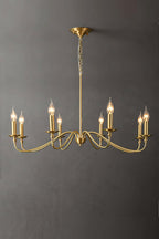 Timeless Gold Candle Chandelier