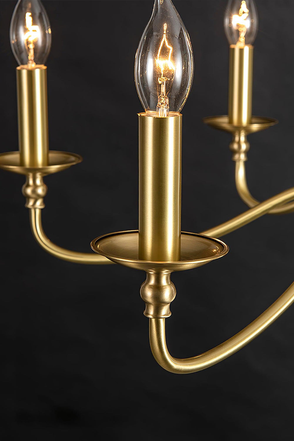 Timeless Gold Candle Chandelier