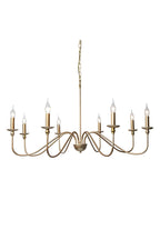 Timeless Gold Candle Chandelier