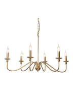 Timeless Gold Candle Chandelier
