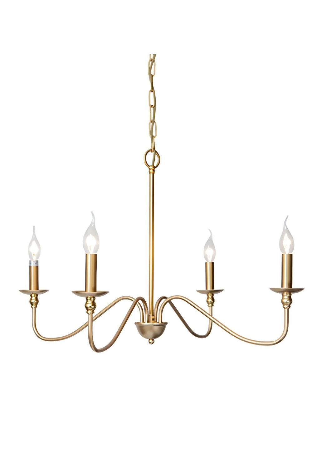 Timeless Gold Candle Chandelier