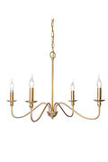 Timeless Gold Candle Chandelier