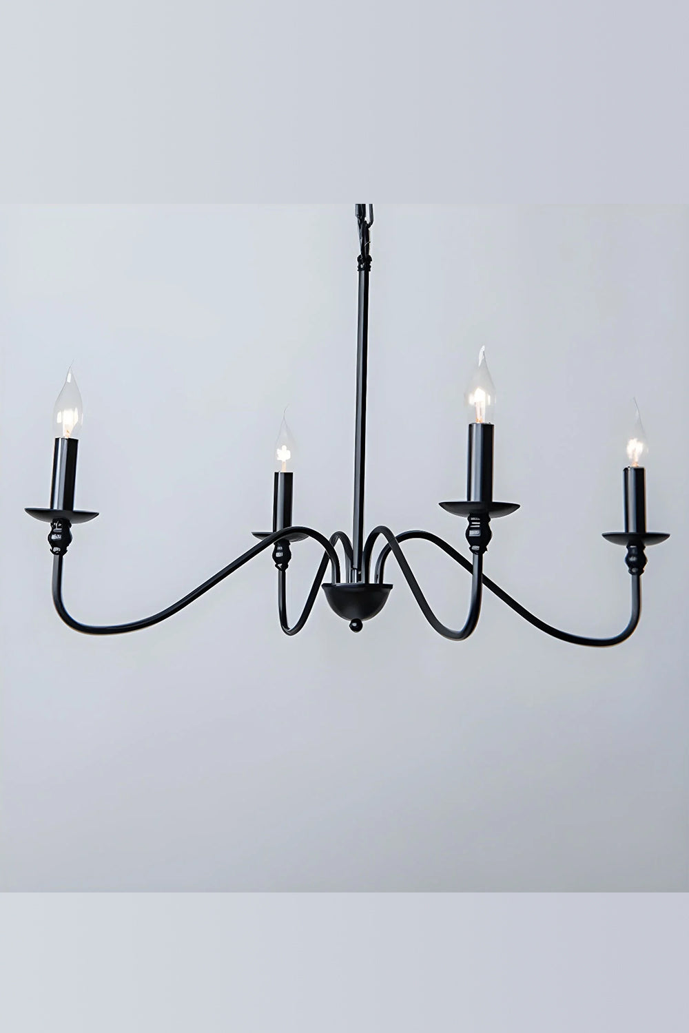 Timeless Gold Candle Chandelier