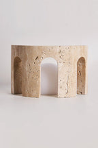 Travertine Arch Table Lamp